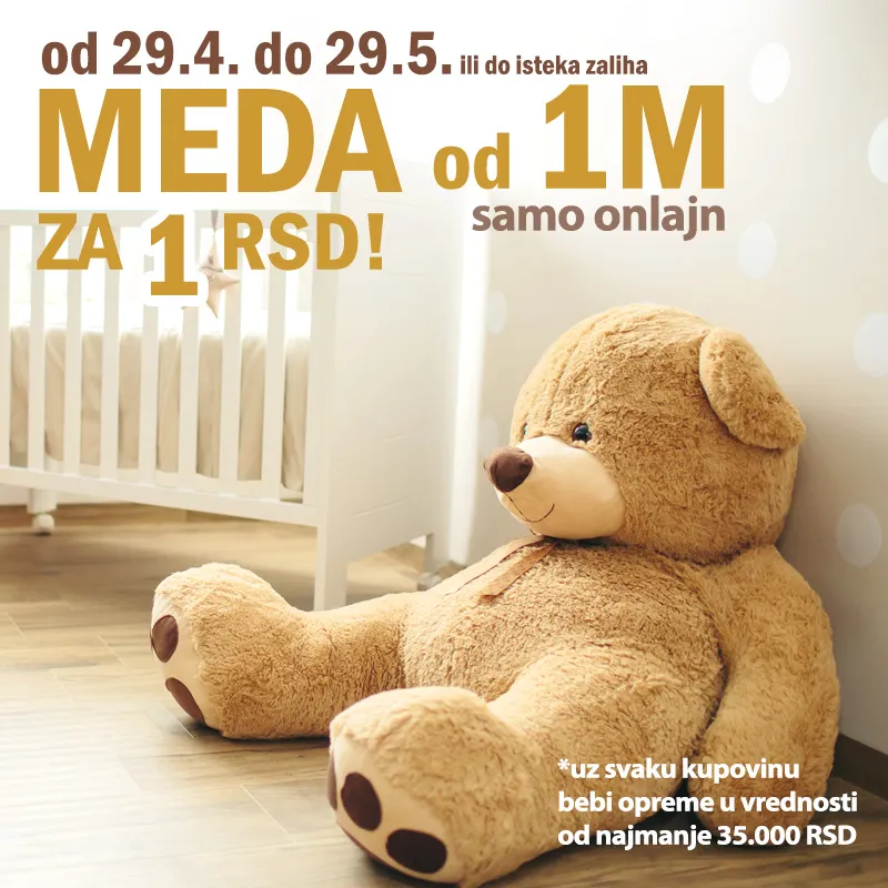 Meda za 1 dinar!
