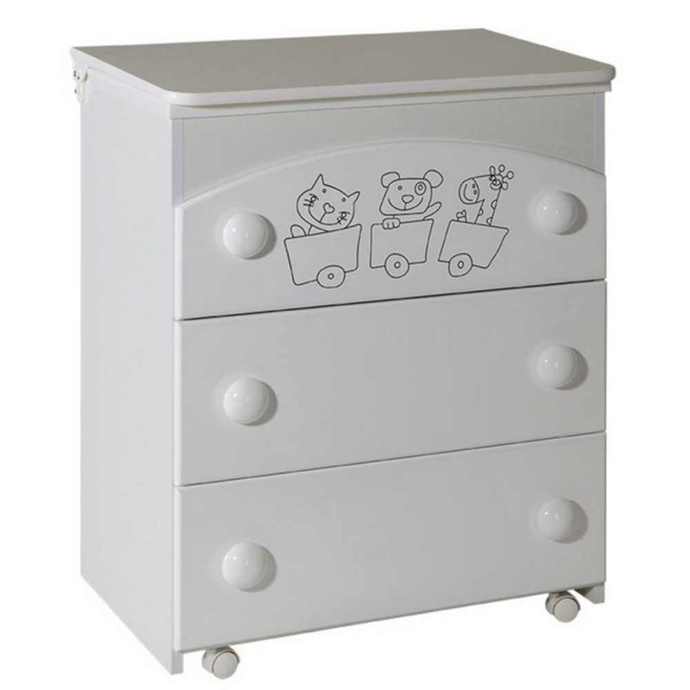 BAMBINO KOMODA ZA BEBE GLORIA BELA BEZ KADICE Baby Park