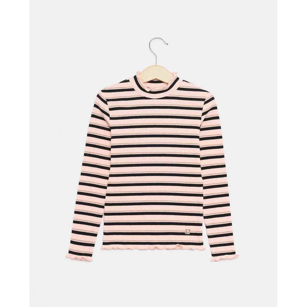 BLUKIDS MAJICA DUG RUKAV T-SHIRT L/S VEILED ROSE