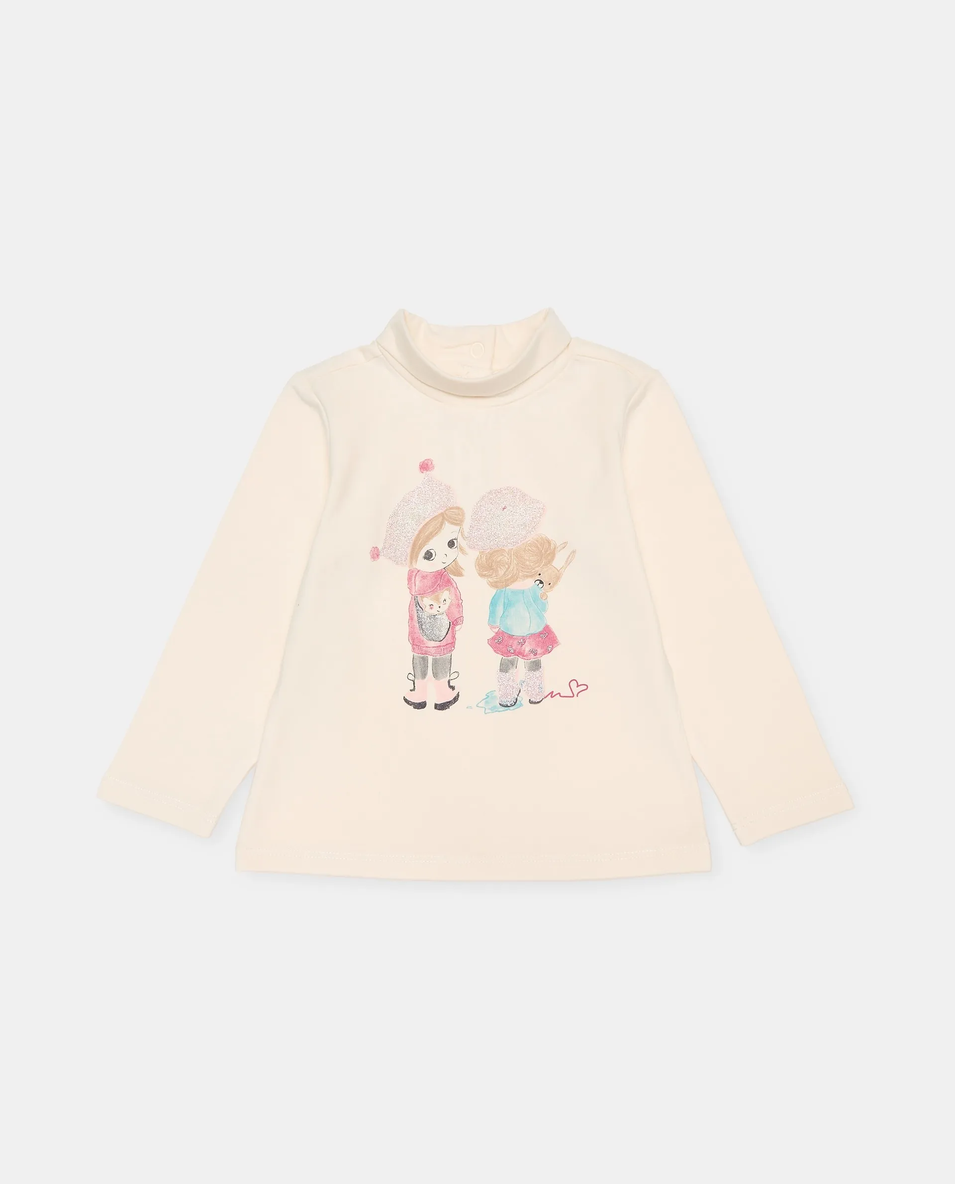 BLUKIDS MAJICA DUG RUKAV HIGH NECK PRISTINE 