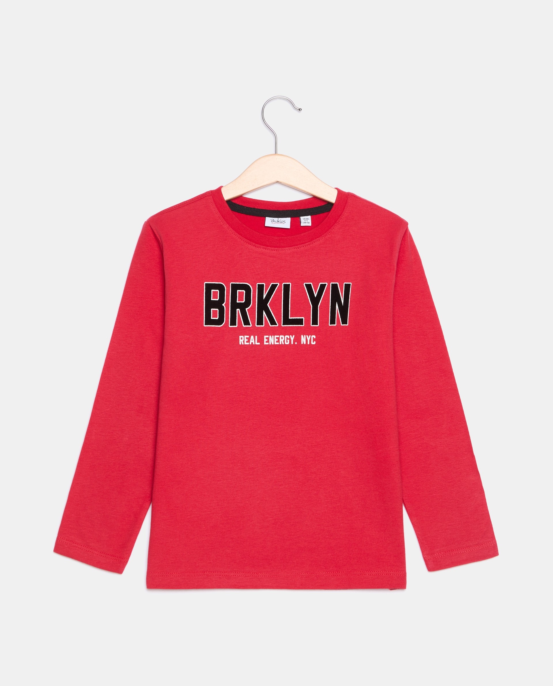 BLUKIDS MAJICA DUG RUKAV T-SHIRT HAUTE RED 