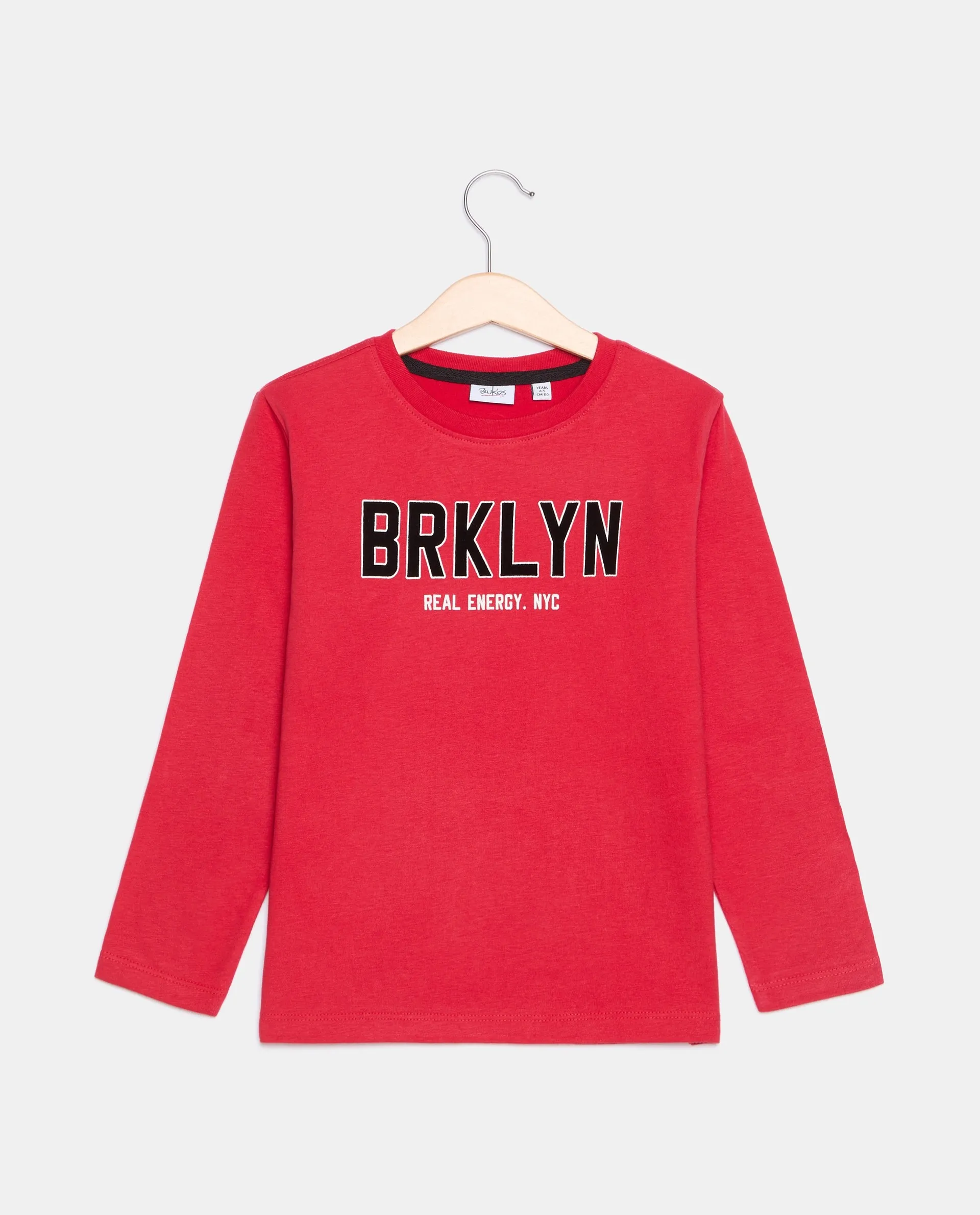 BLUKIDS MAJICA DUG RUKAV T-SHIRT HAUTE RED