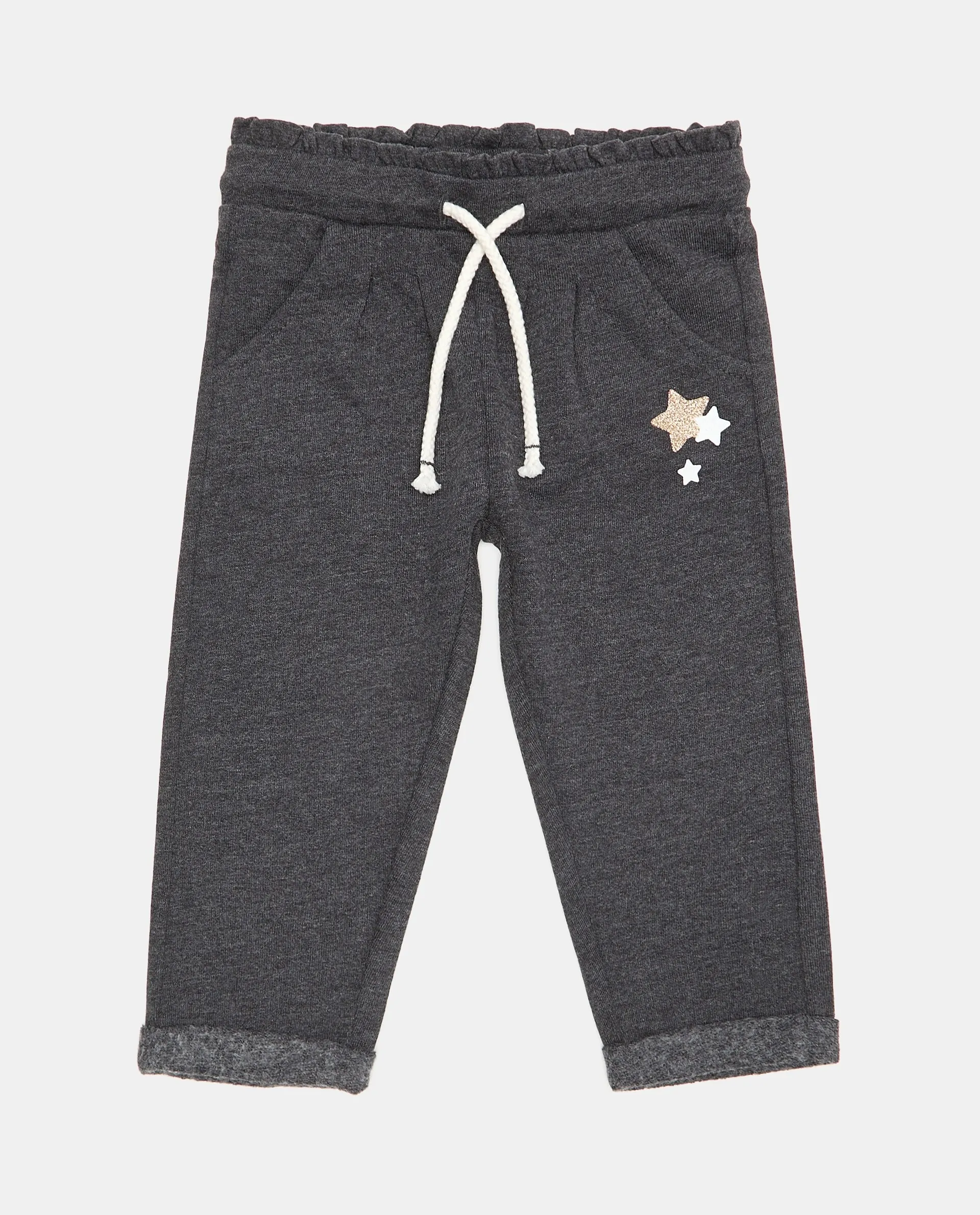 BLUKIDS PANTALONE PANT DARK GREY MELANGE
