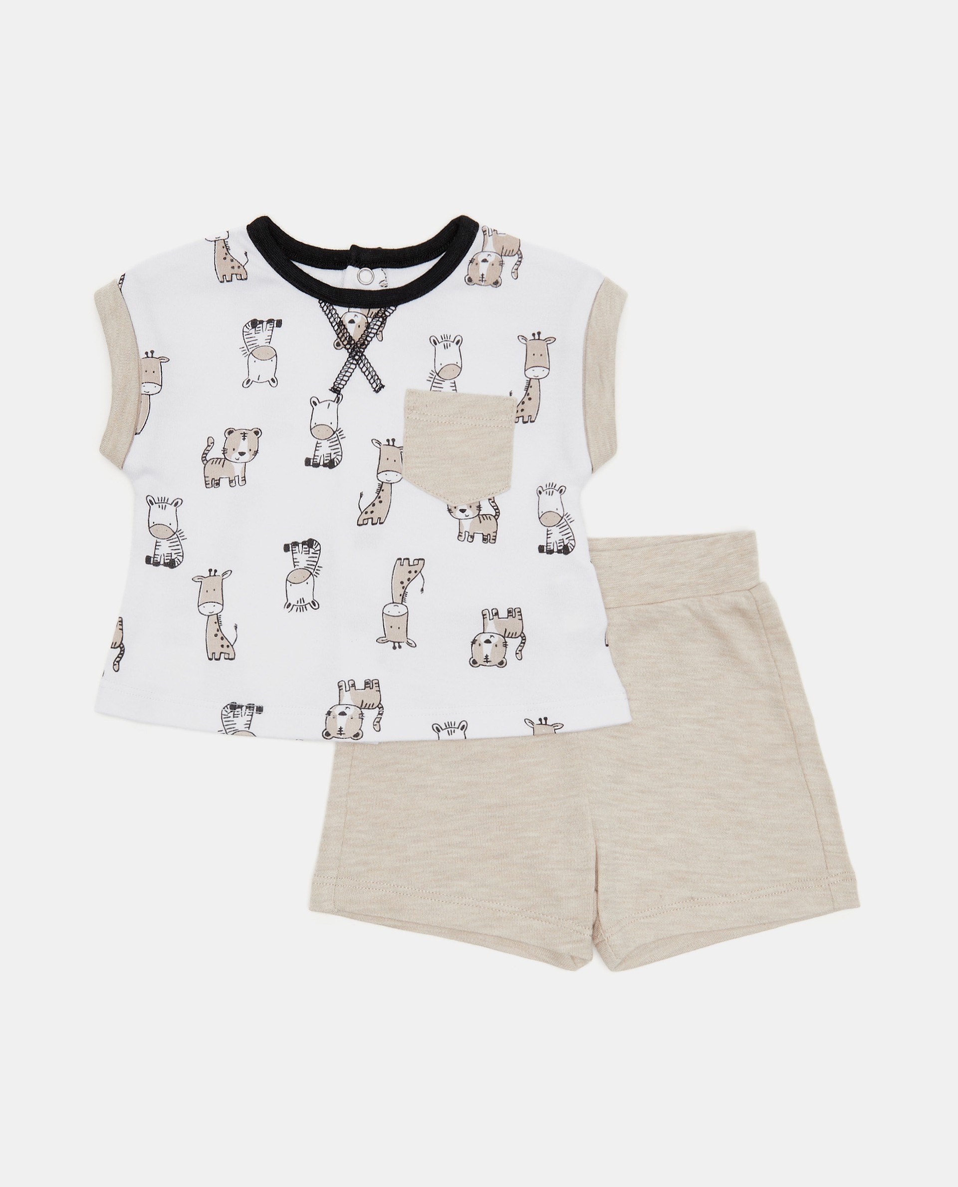 BLUKIDS SET MAJICA I SORTS SET BOY BAMBOO