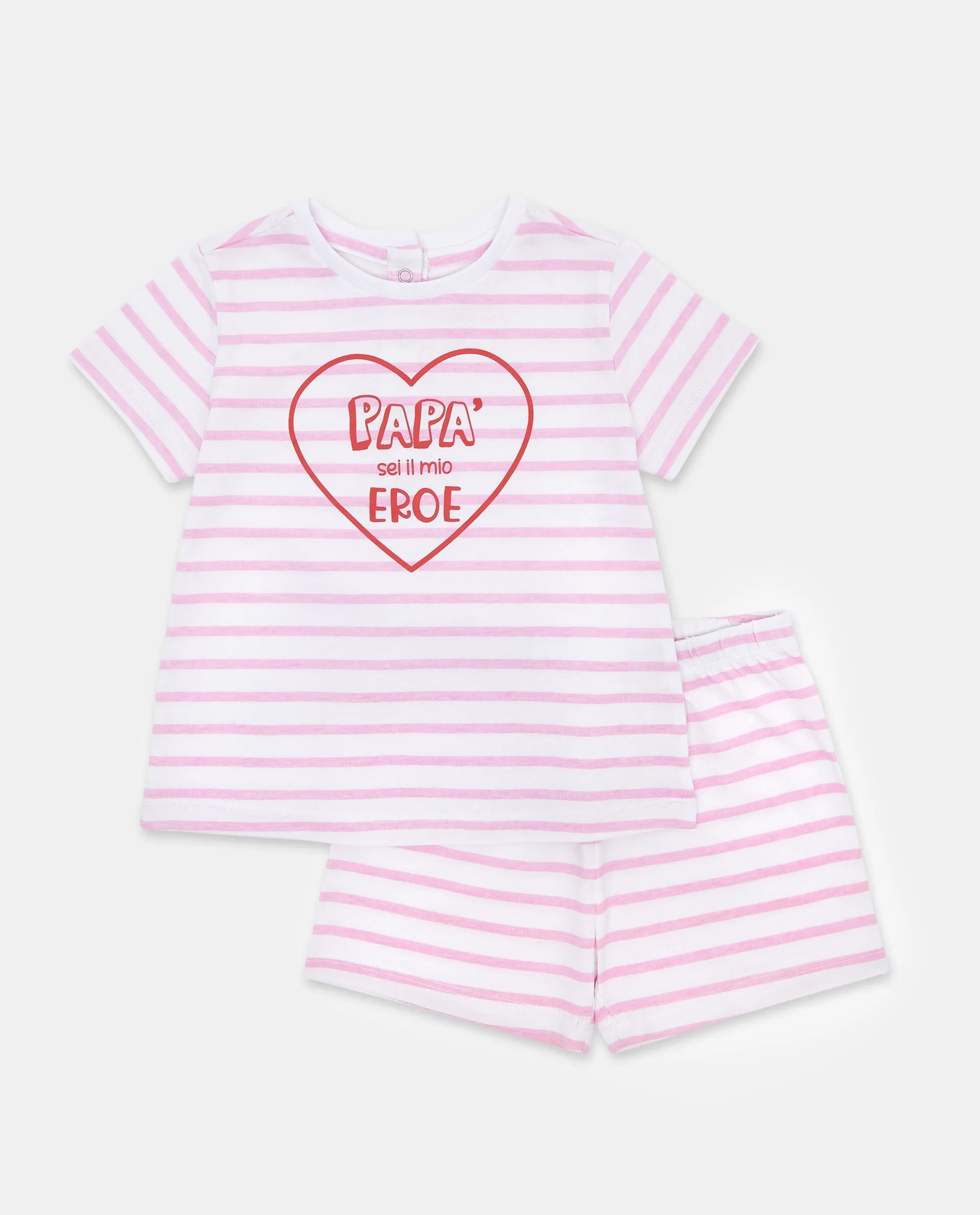 BLUKIDS PIDZAMA SHORT PJA GIRL PAPA 