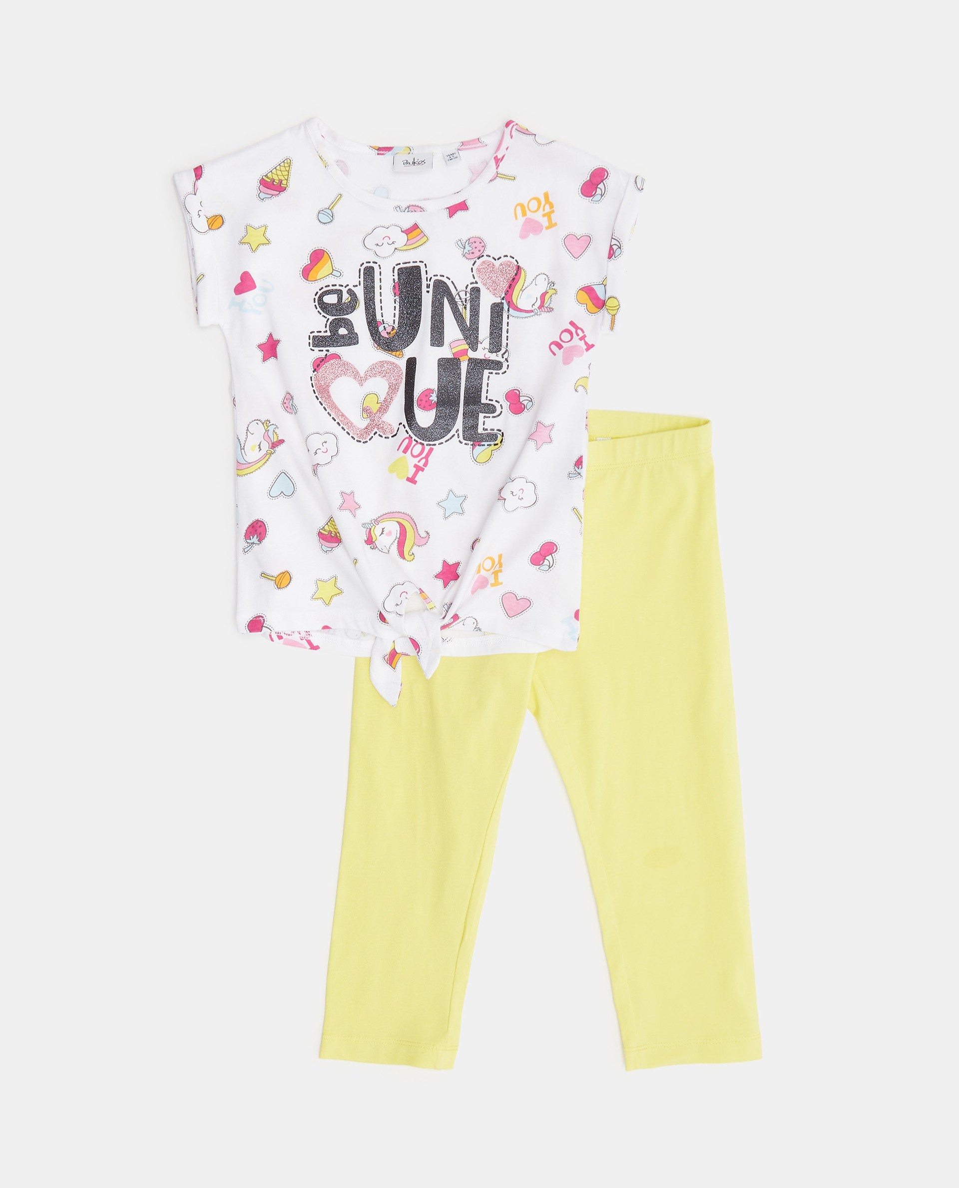 BLUKIDS SET MAJICA I BICIKLISTICKE JOGGING SET