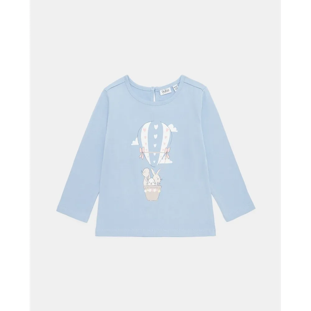 BLUKIDS MAJICA DUG RUKAV BRUNNERA BLUE 