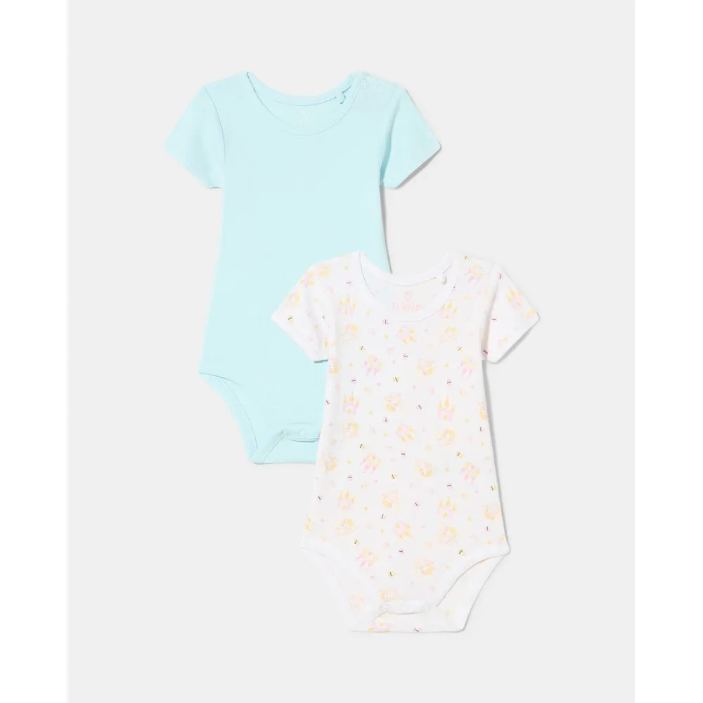 BLUKIDS BODI KRATAK RUKAV 2 KOM BRIGHT WHITE 