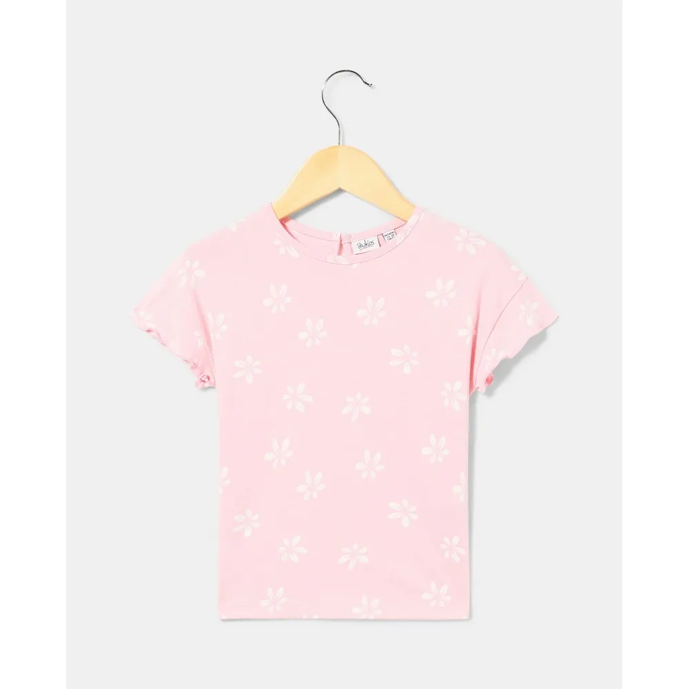 BLUKIDS MAJICA KRATAK RUKAV CANDY PINK