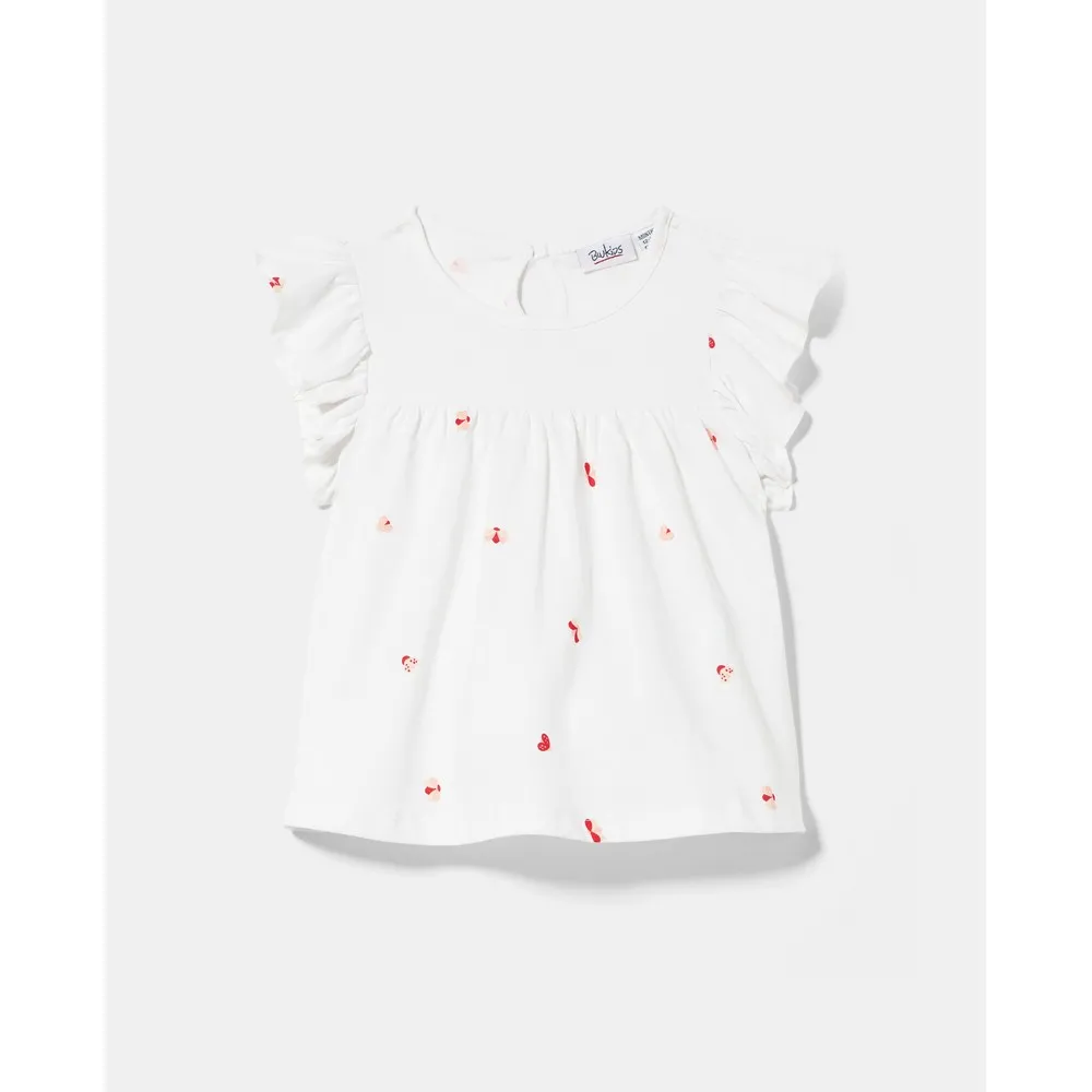 BLUKIDS MAJICA KRATAK RUKAV BRIGHT WHITE
