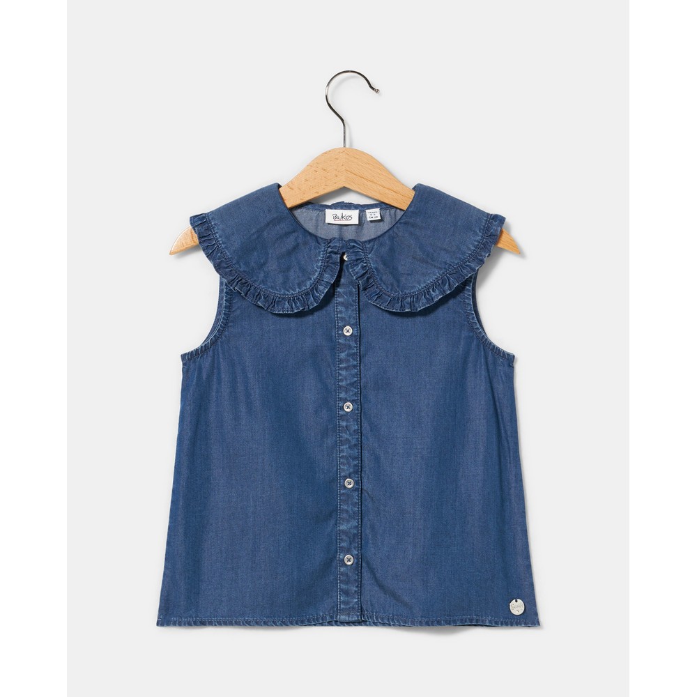 BLUKIDS KOSULJA KRATAK RUKAV MEDIUM BLUE