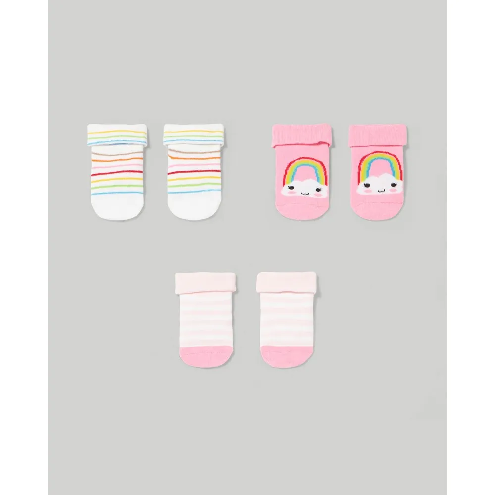 BLUKIDS CARAPE WHITE/PINK3 KOM 