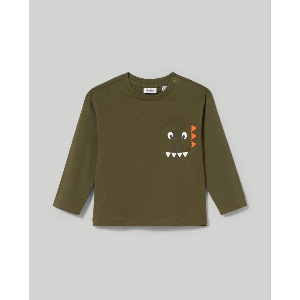 BLUKIDS MAJICA DUG RUKAV IVY GREEN