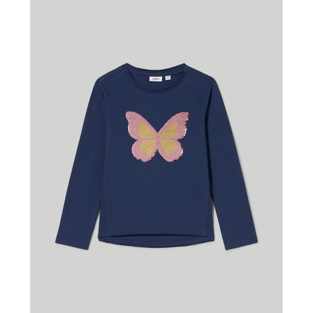 BLUKIDS MAJICA DUG RUKAV TWILIGHT BLUE 