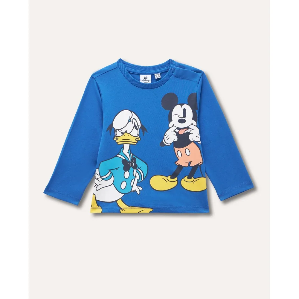 BLUKIDS MAJICA DUG RUKAV STRONG BLUE