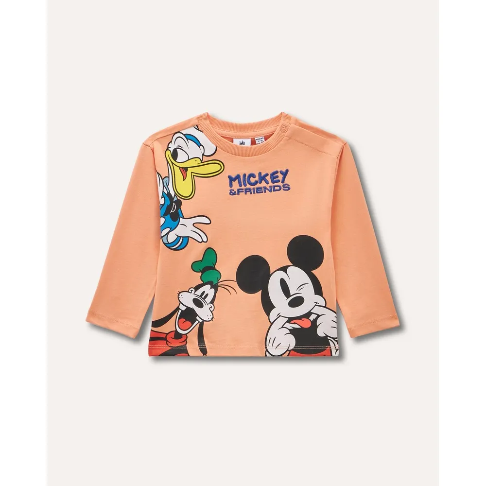 BLUKIDS MAJICA DUG RUKAV ORANGE
