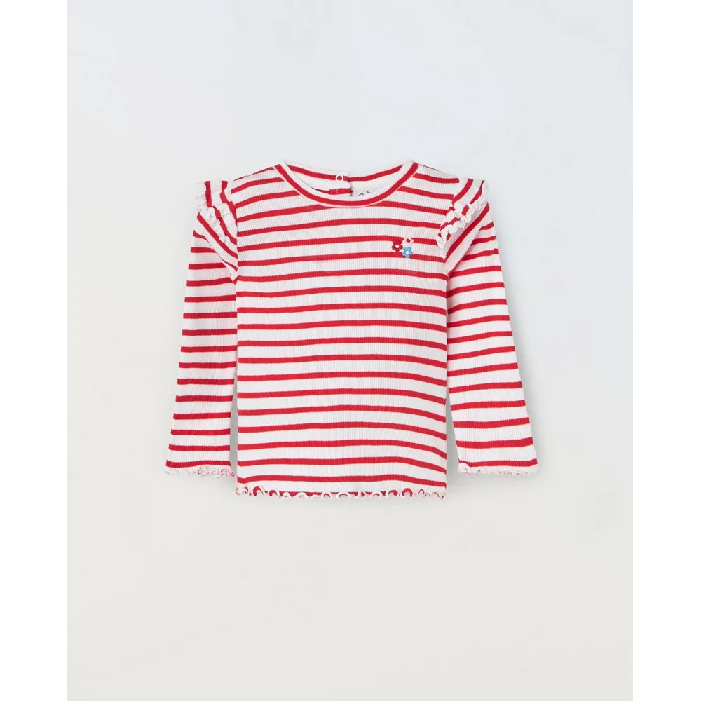 BLUKIDS MAJICA KRATAK RUKAV MULTICOLOUR STRIPED