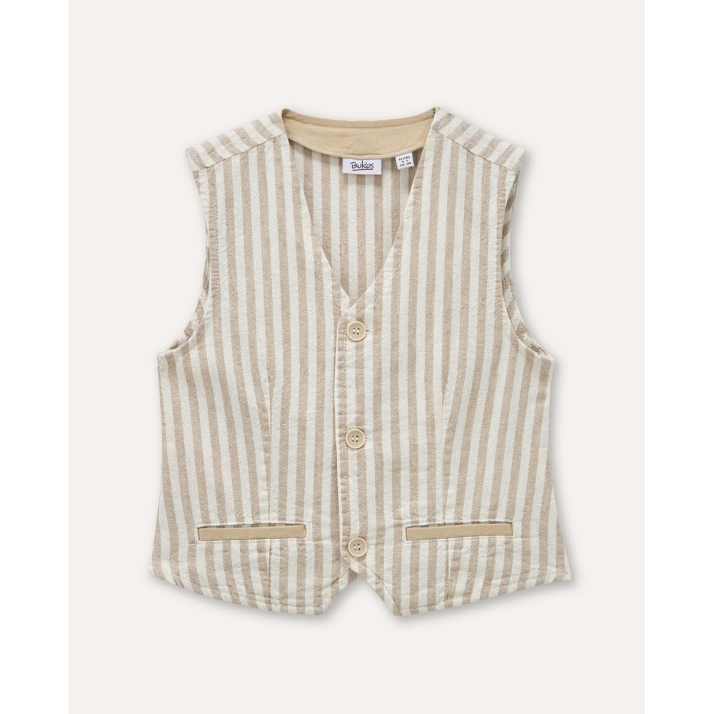 BLUKIDS PRSLUK WHITE-STRIPED BROWN