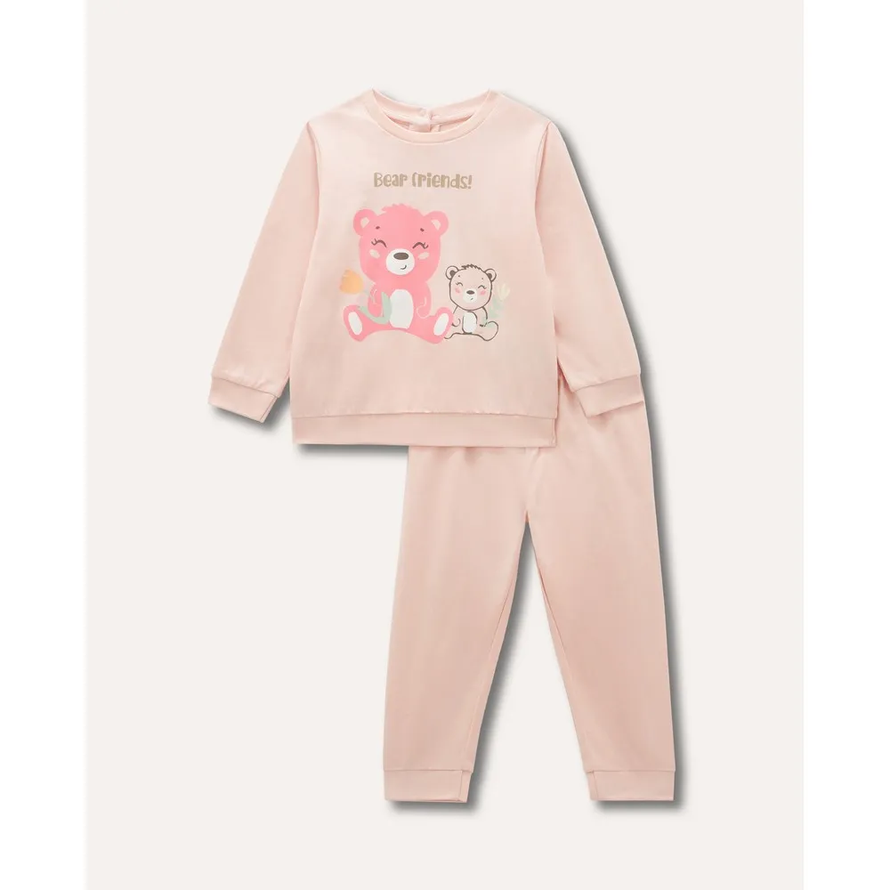 BLUKIDS PIDZAMA LIGHT PINK