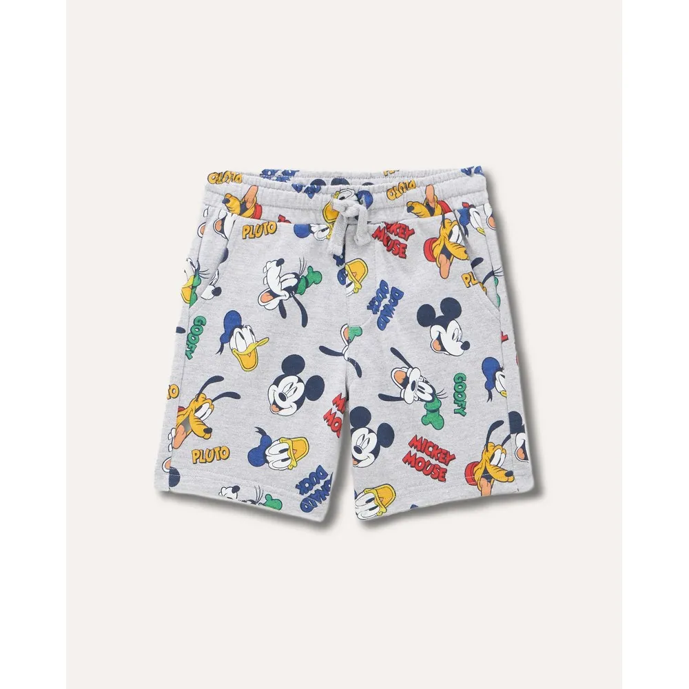 BLUKIDS SORTS MEDIUM GREY MELANGE