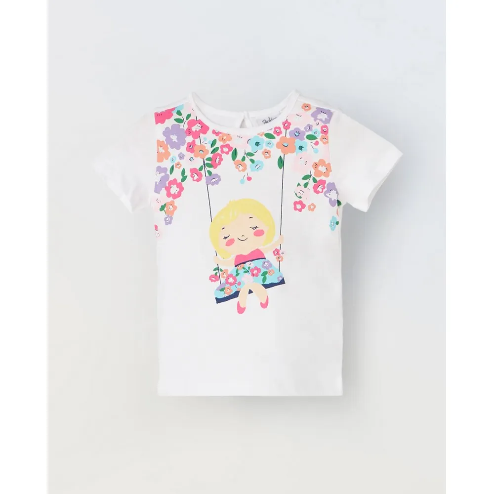 BLUKIDS MAJICA KRATAK RUKAV OPTICAL WHITE