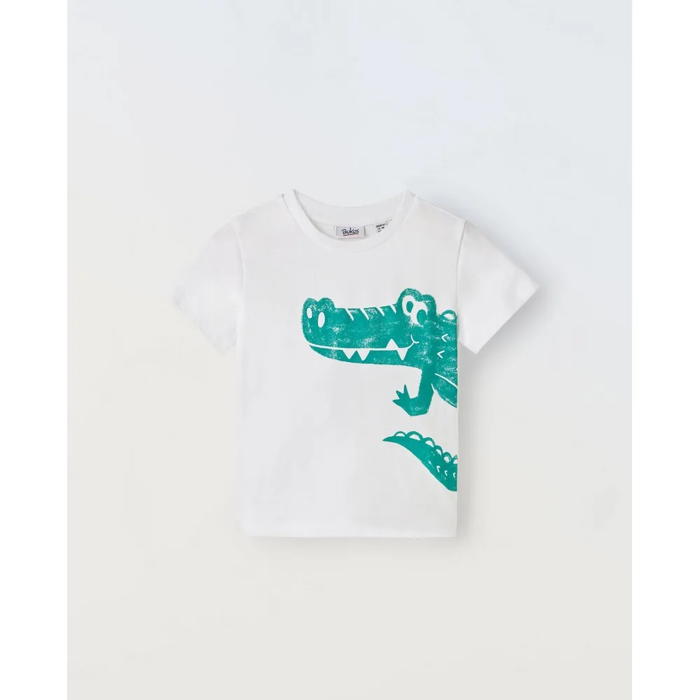 BLUKIDS MAJICA KRATAK RUKAV OPTICAL WHITE