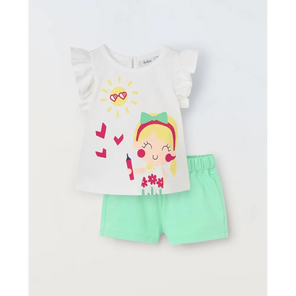 BLUKIDS TRENERKA KOMPLET OPTICAL WHITE