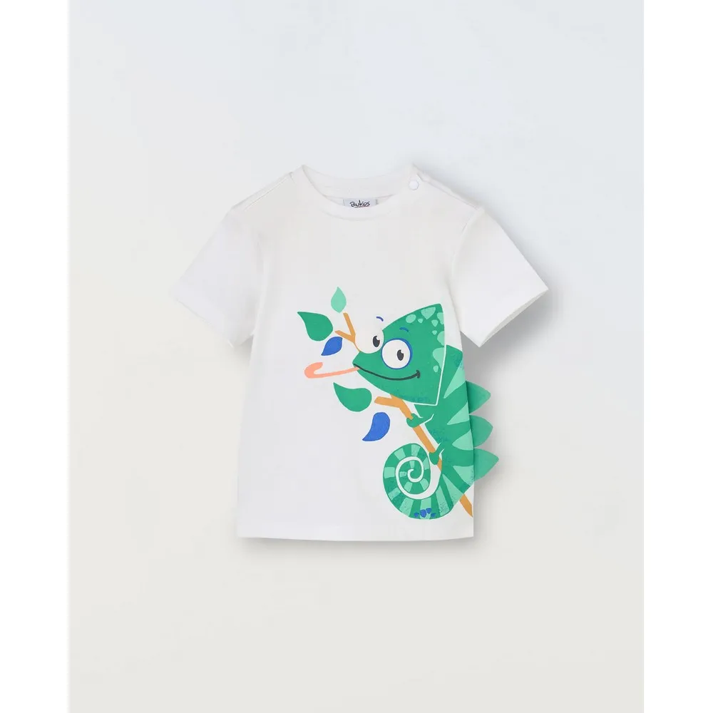 BLUKIDS MAJICA KRATAK RUKAV OPTICAL WHITE