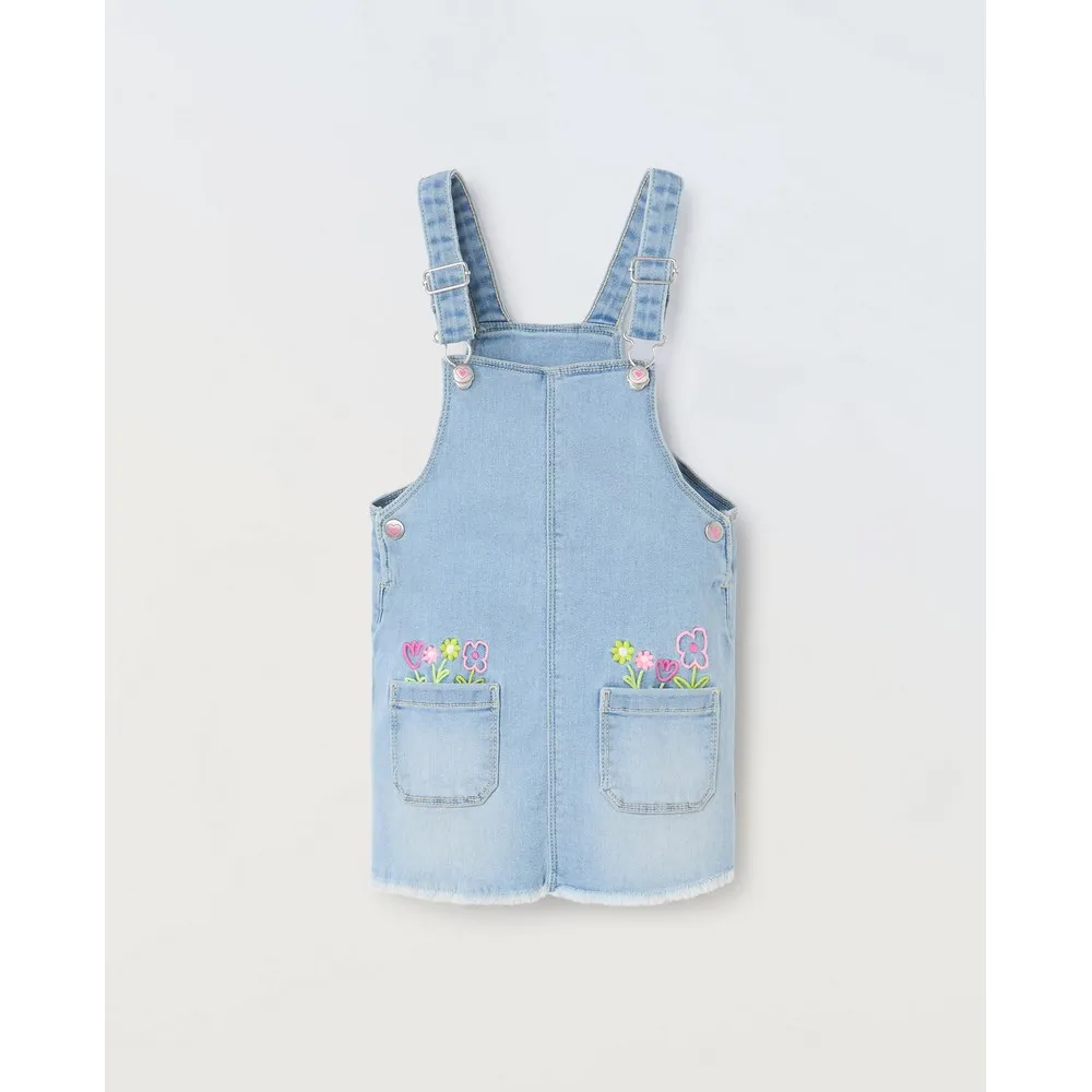BLUKIDS SUKNJA NA TREGERE LIGHT BLUE