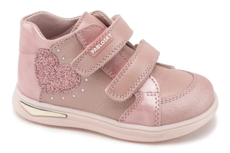 PABLOSKY CIPELE ROSA PALO-MIRROR LAME CHAMPAGNE