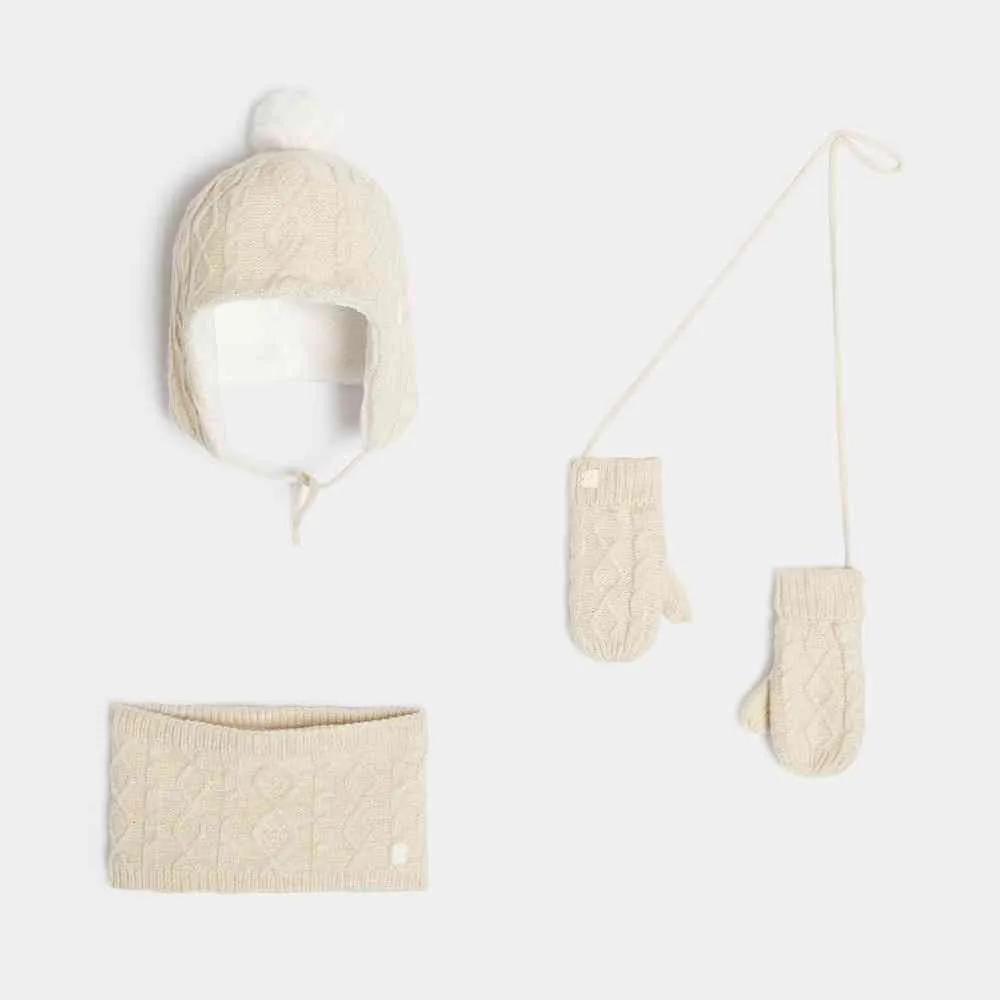 OBAIBI SET KAPA, SAL, RUKAVICE PERULUREX