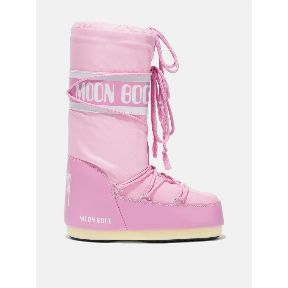 MOON BOOT CIZME ICON NYLON PINK 