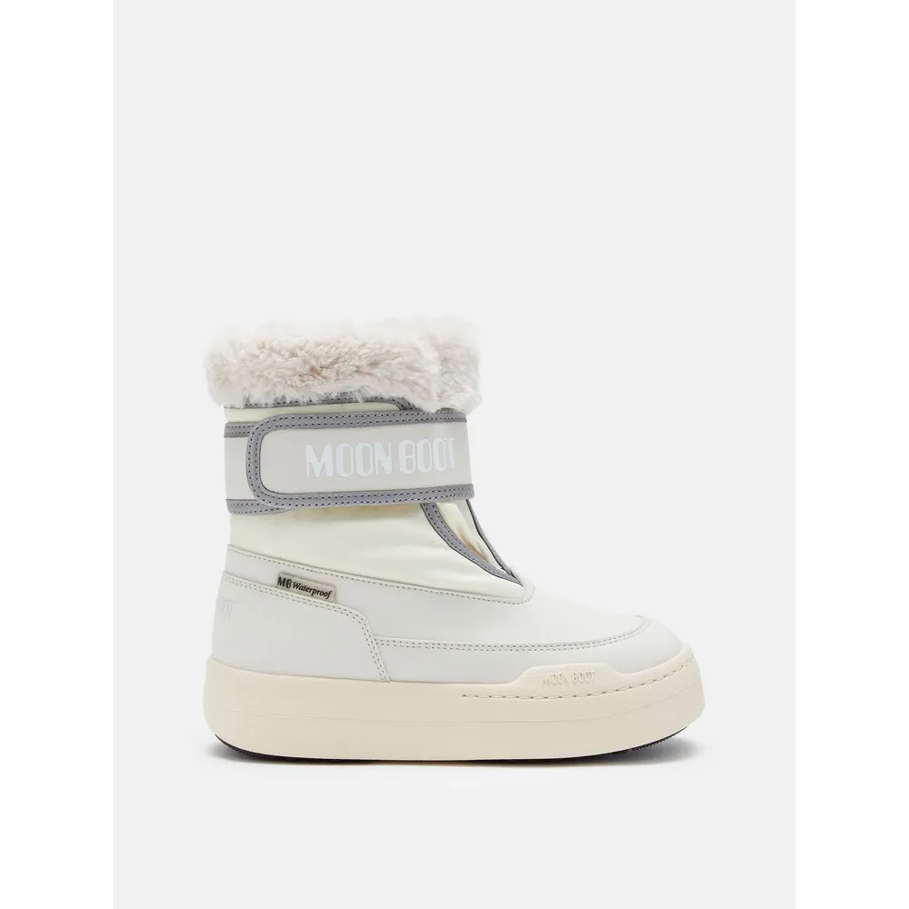 MOON BOOT JR PARK STRAP CREAM 