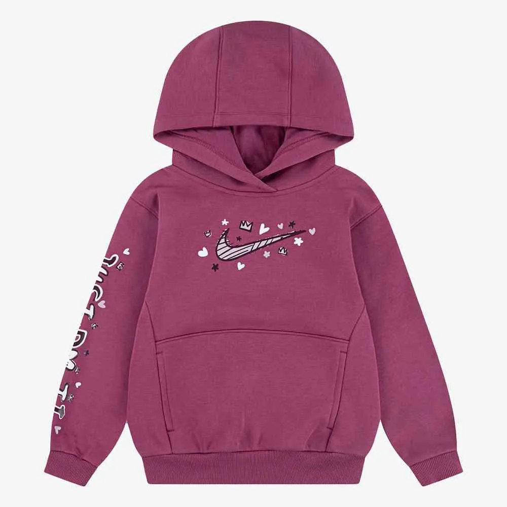 NIKE DUKSERICA NKG ESSENTIALS AOP FLEECE HOOD 