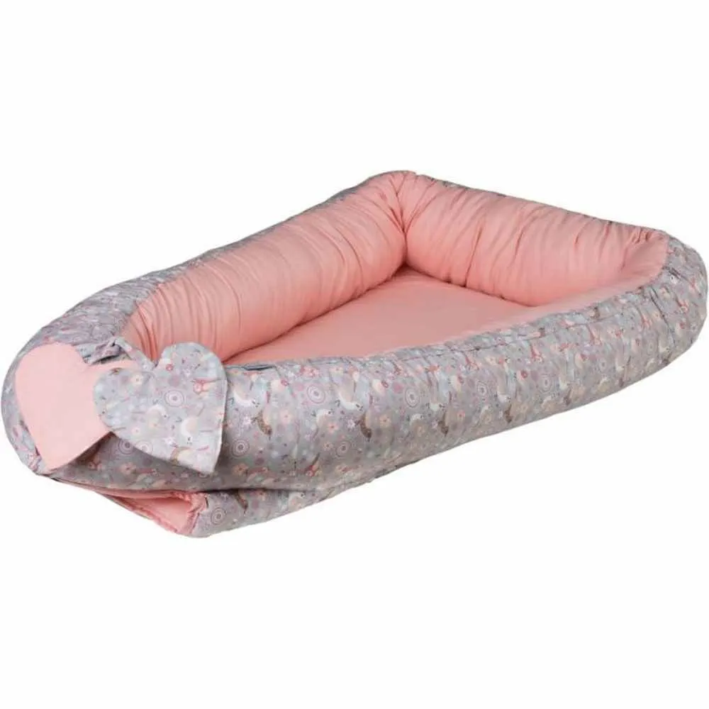 BUBABA GNEZDO ZA BEBE PTICICE ROZE