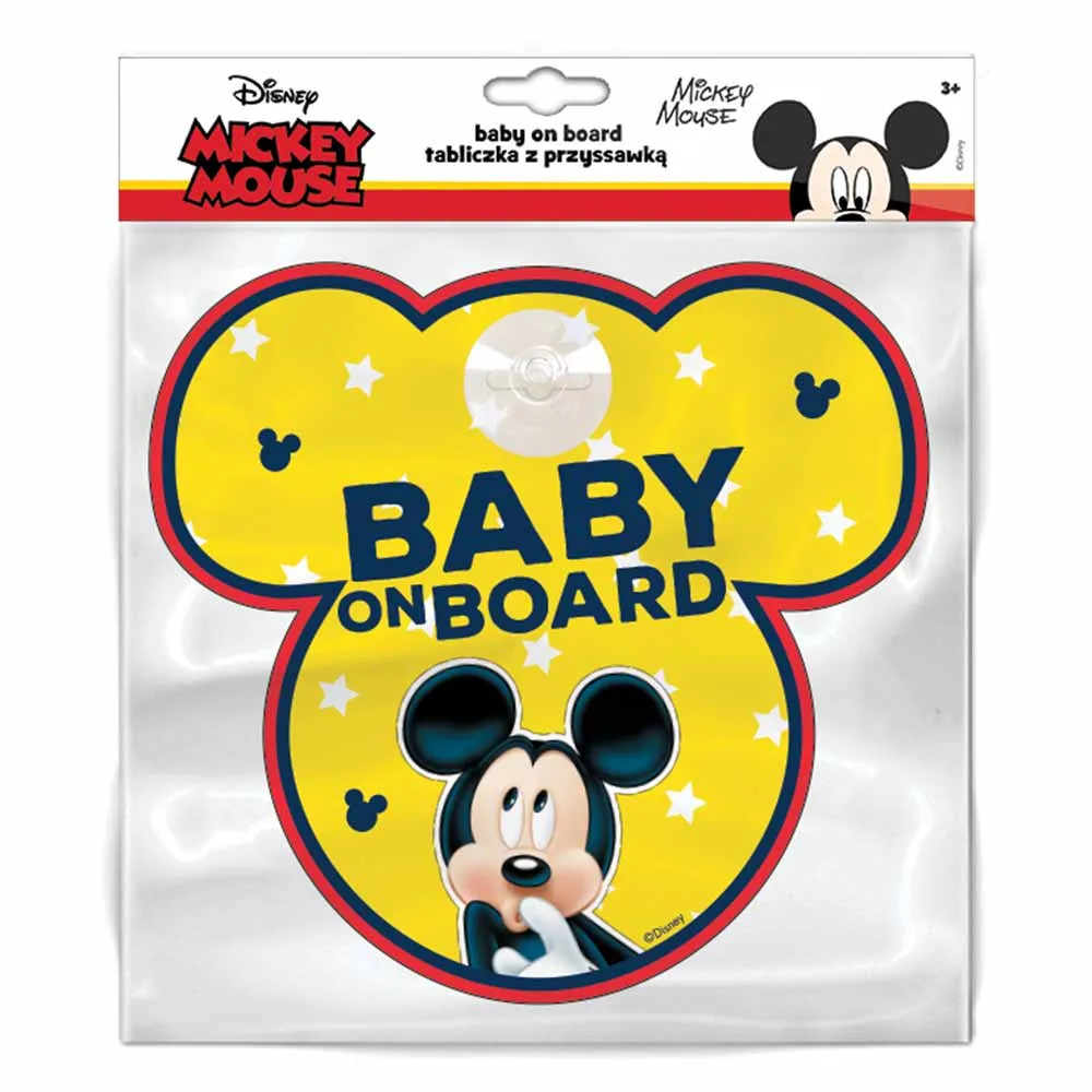 SEVEN NALEPNICA ZA AUTOMOBIL BEBA U AUTU MICKEY