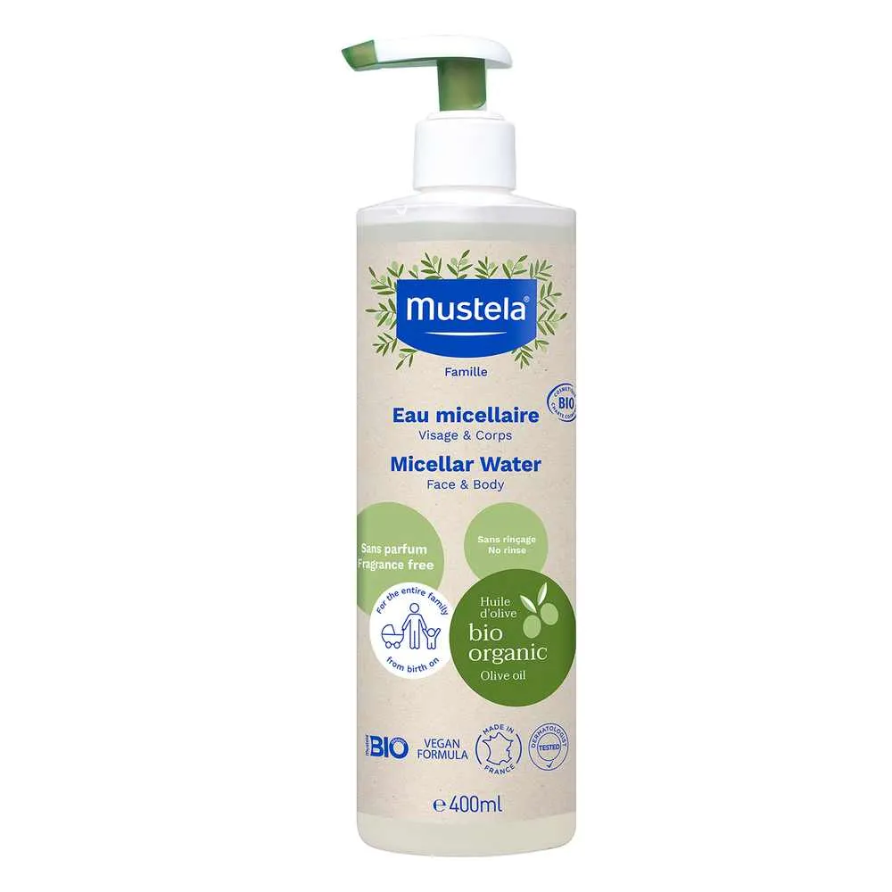 MUSTELA BIO ORGANIC MICELARNA VODA 400ML