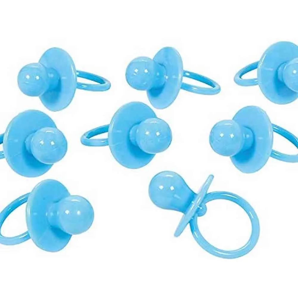 DEKORATIVNI UKRASI BABY CUCLA PLAVA 6X3.5CM, 8 KOM