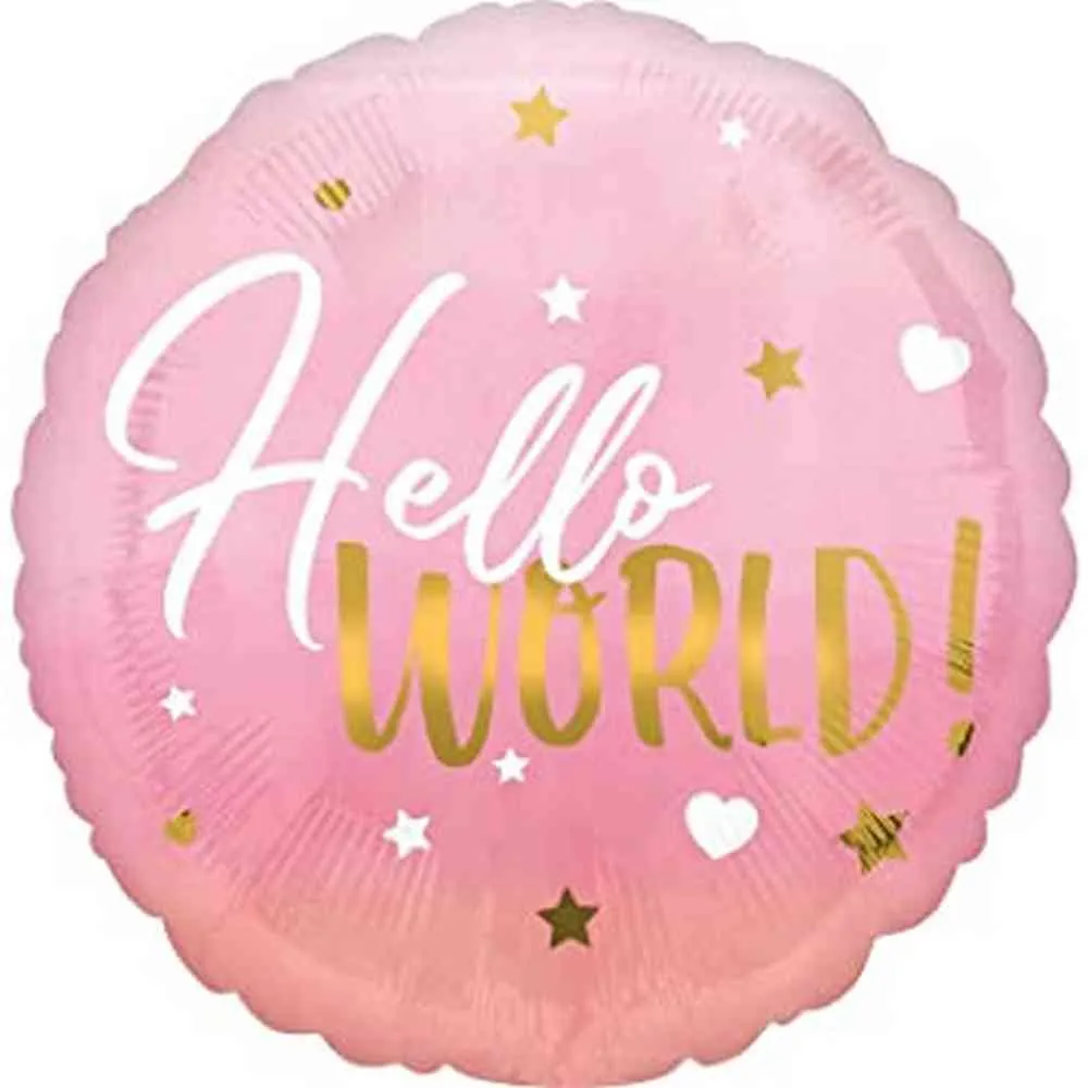 FOLIJA BALON BABY GIRL ROZA