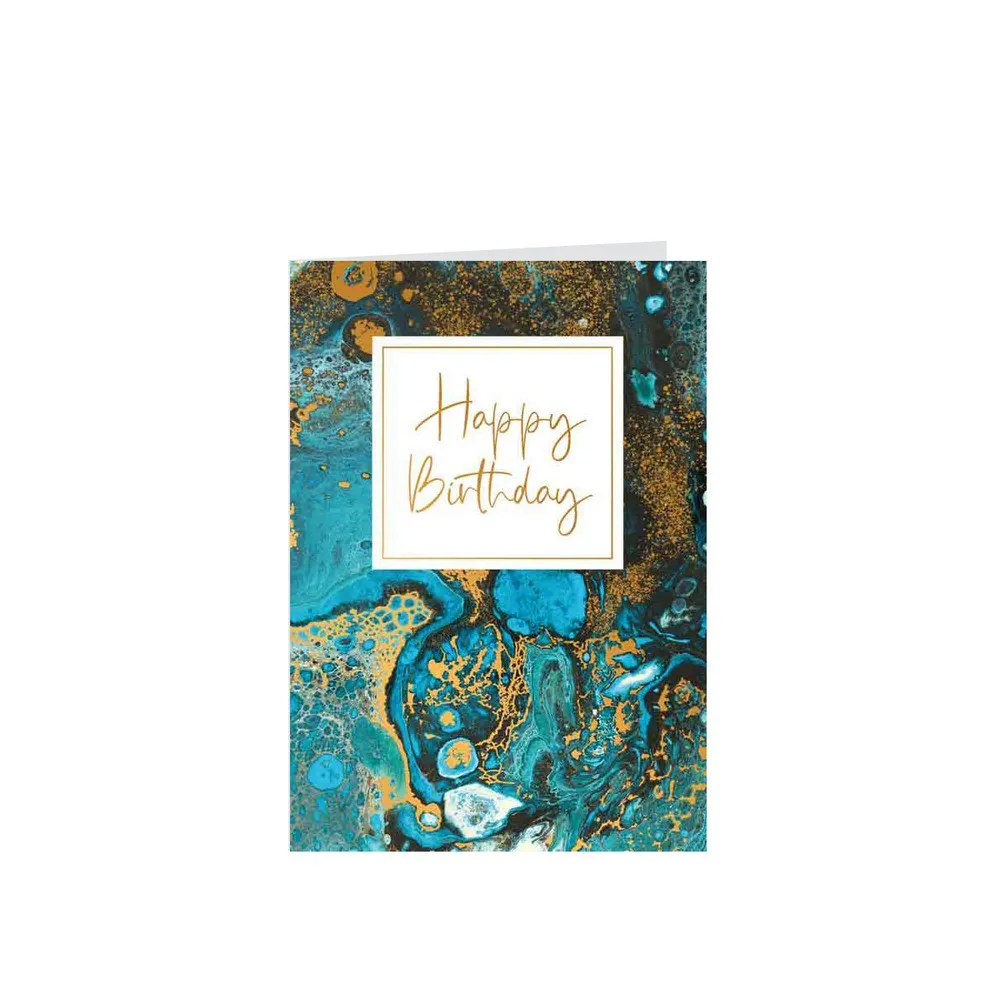 CESTITKA GOLD RUSH HAPPY BIRTHDAY