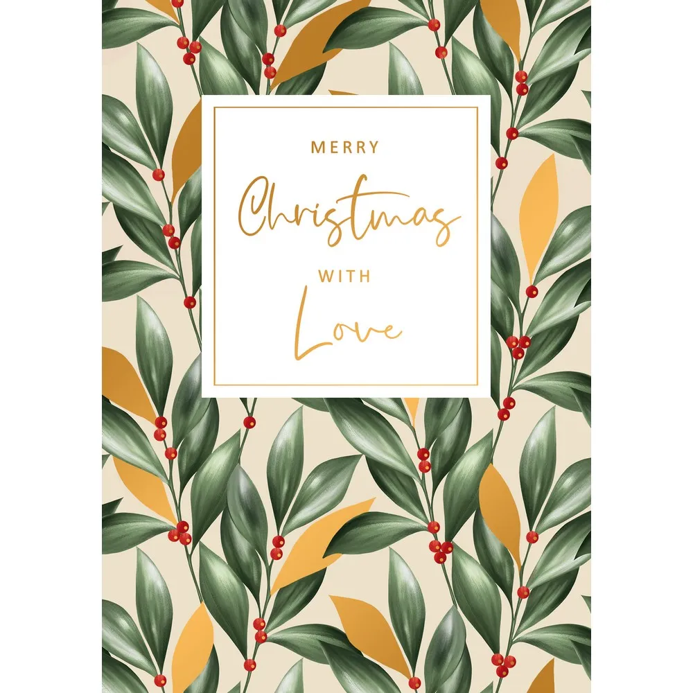 CESTITKA FESTIVE MERRY CHRISTMAS WITH LOVE