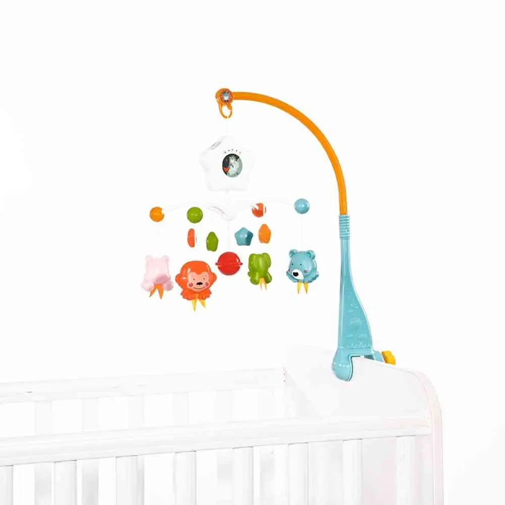 LORELLI MUZICKA VRTESKA - HAPPY ANIMALS BLUE