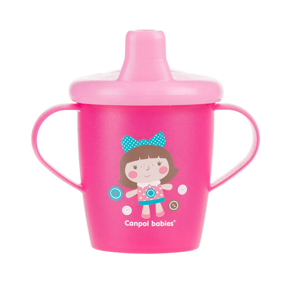 CANPOL BABY SOLJA 250ML NON SPIL 31/200 TOYS - PINK
