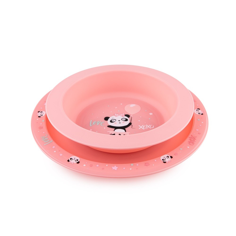CANPOL BABIES PRIBOR ZA HRANJENJE EXOTIC ANIMALS PINK 
