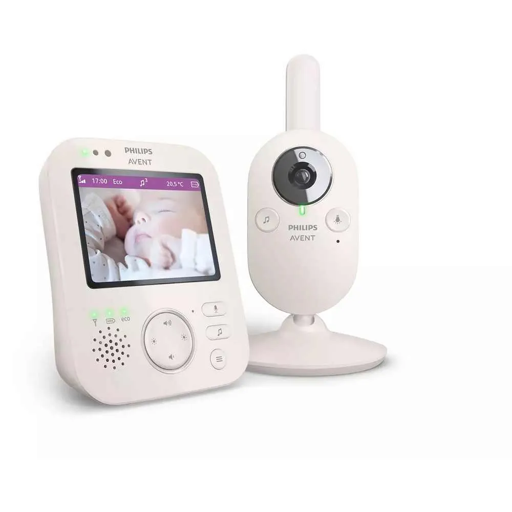 AVENT BEBI ALARM VIDEO MONITOR SILK WHITE