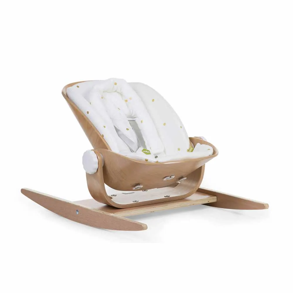 CHILDHOME JASTUK ZA LJULJASKU WOOD ROCK, GOLD DOTS