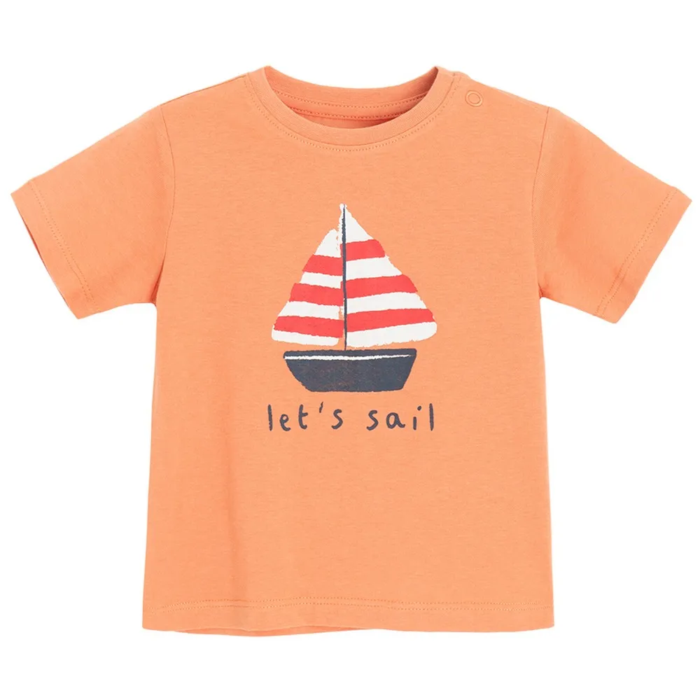 COOL CLUB MAJICA KRATAK RUKAV ORANGE MARITIME