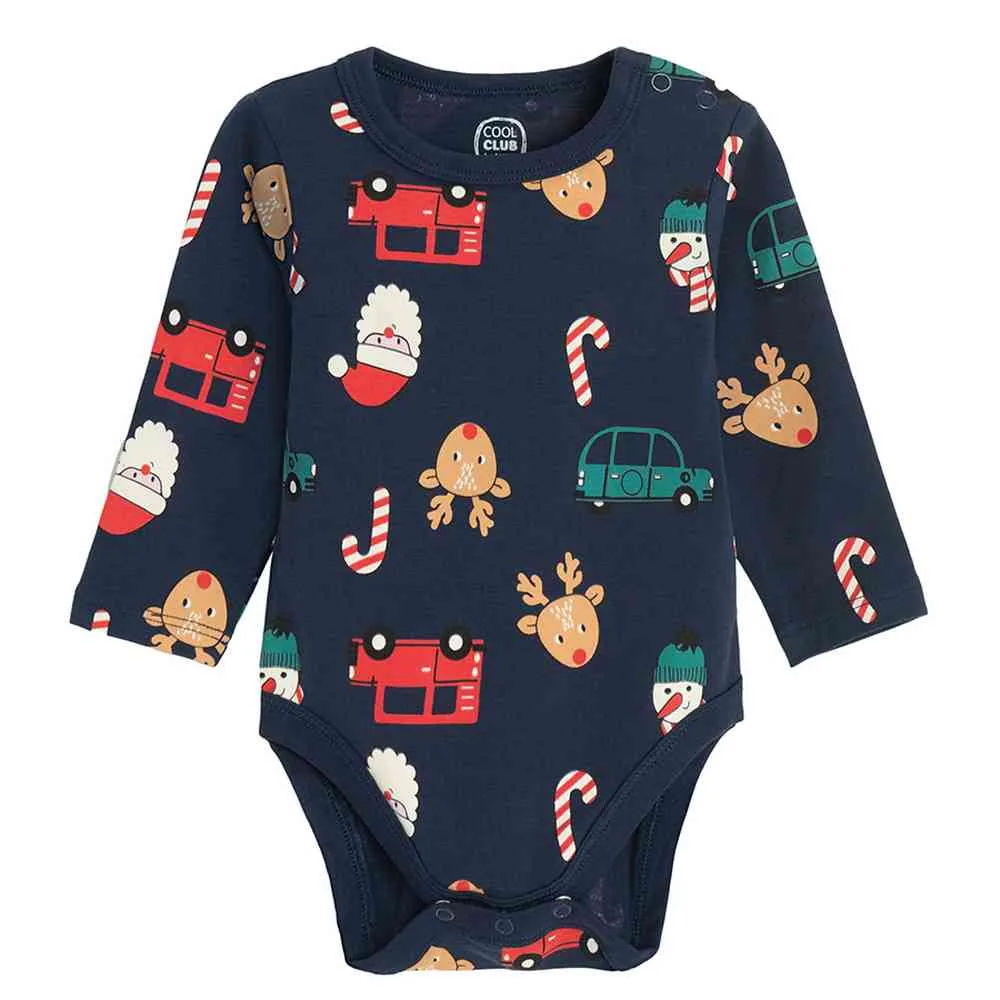 COOL CLUB BODI DUG RUKAV NAVY BLUE