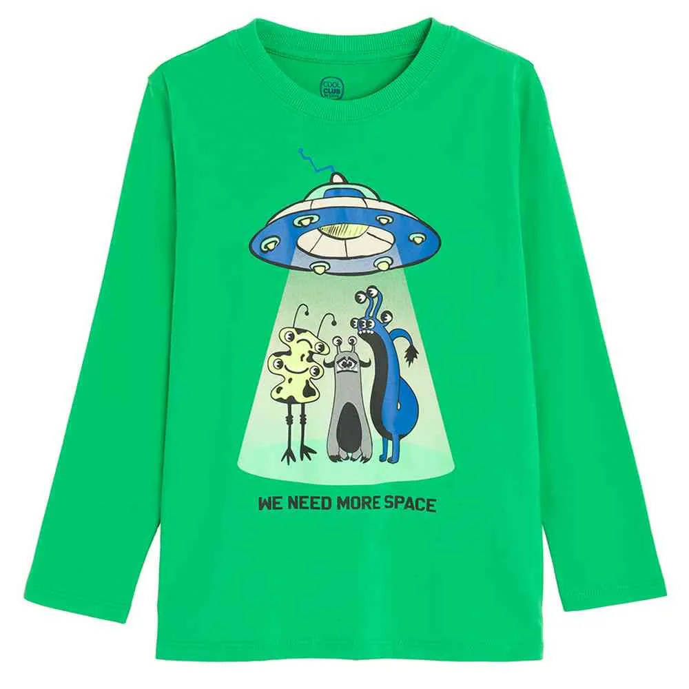 COOL CLUB MAJICA DUG RUKAV GREEN