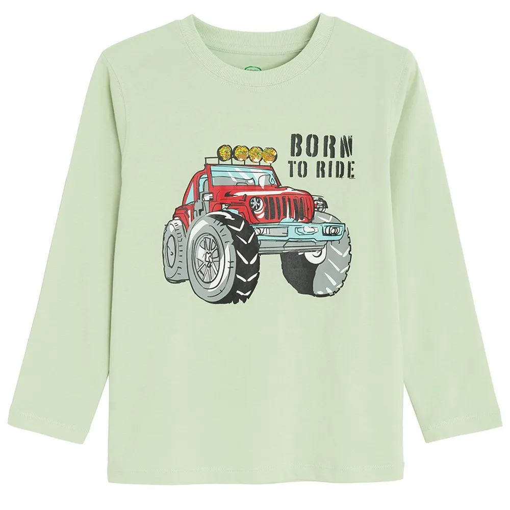 COOL CLUB MAJICA DUG RUKAV GREEN